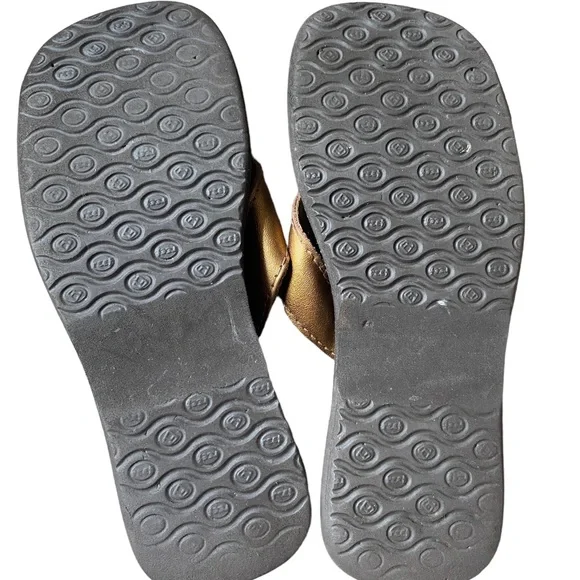 Ladies Reef wedge flip flops Size 8 - Picture 8 of 12